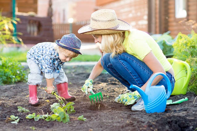 allowing-children-to-safely-explore-the-garden